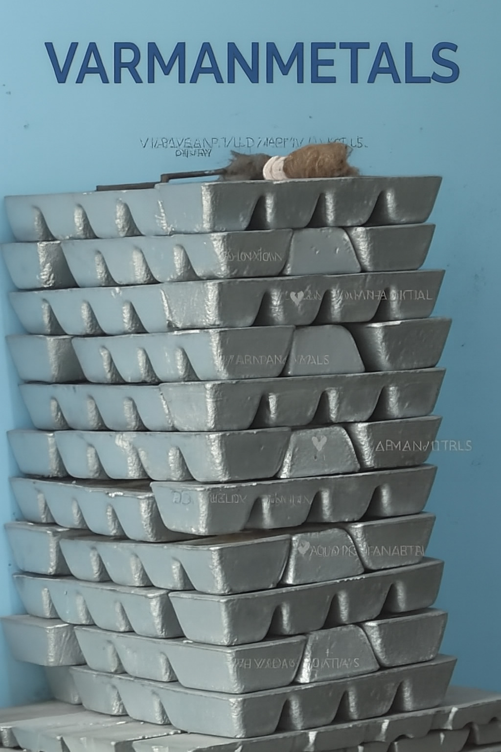 Certified Foundry Grade Zinc Ingots in Moradabad Warehouse